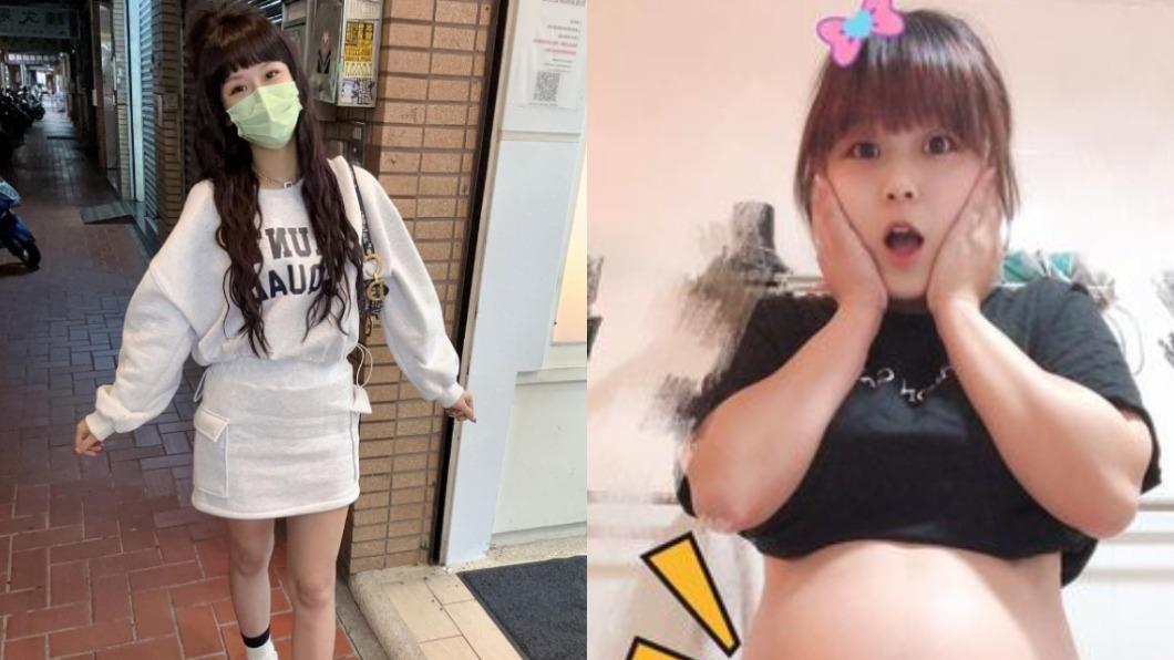 丟丟妹曾胖到92公斤。（圖／翻攝自丟丟妹IG、臉書）