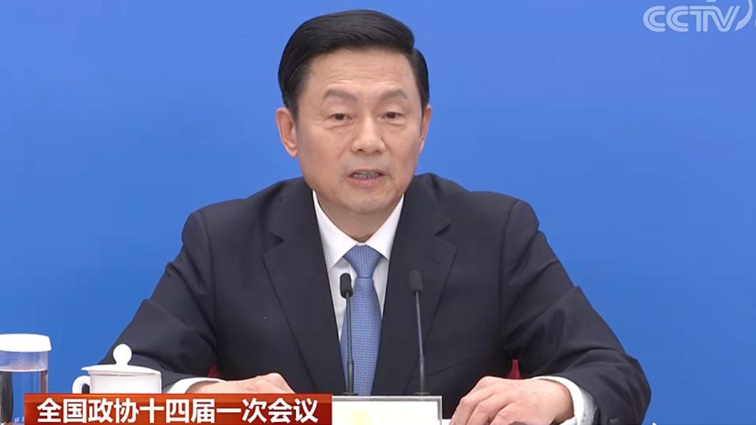 大陸全國政協今日舉行記者會，圖為全國政協發言人郭衛民。（圖／翻攝自央視）