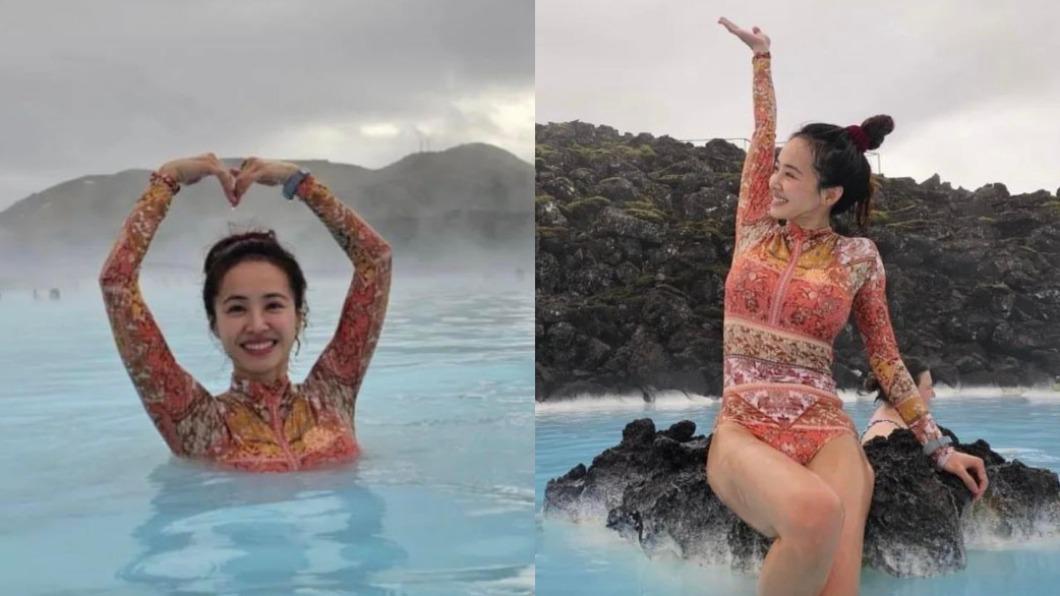 蔡依林脫了!冰島泡溫泉高衩泳裝照流出 胸前冒黑點網看傻眼
