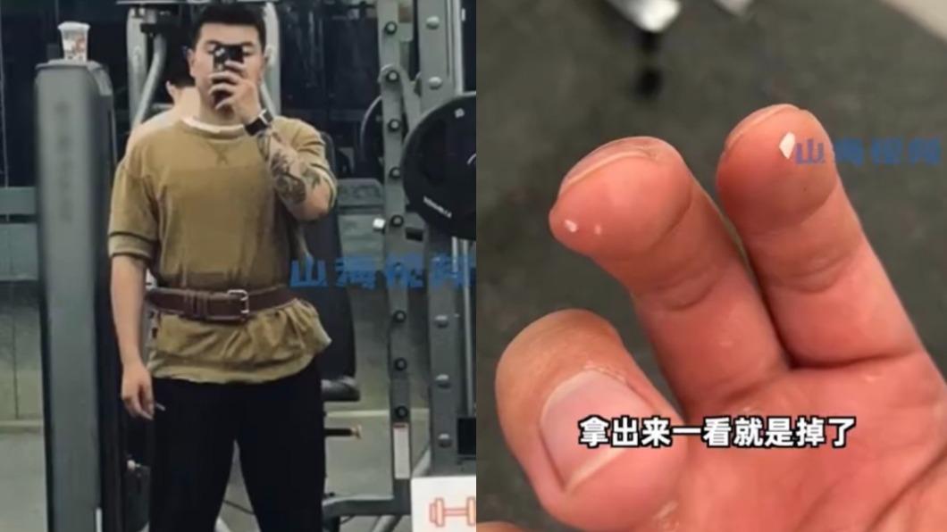 未經教練指導貿然重訓可能對身體造成危害。(圖/翻攝自微博)