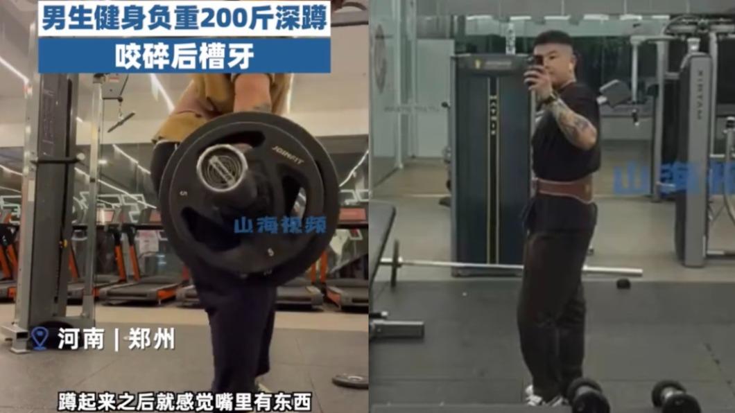 霍男表示未來會配戴牙套運動。(圖/翻攝自微博)