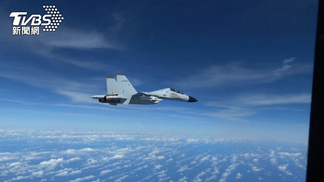 中國解放軍殲-11戰機。(圖/達志影像路透社)