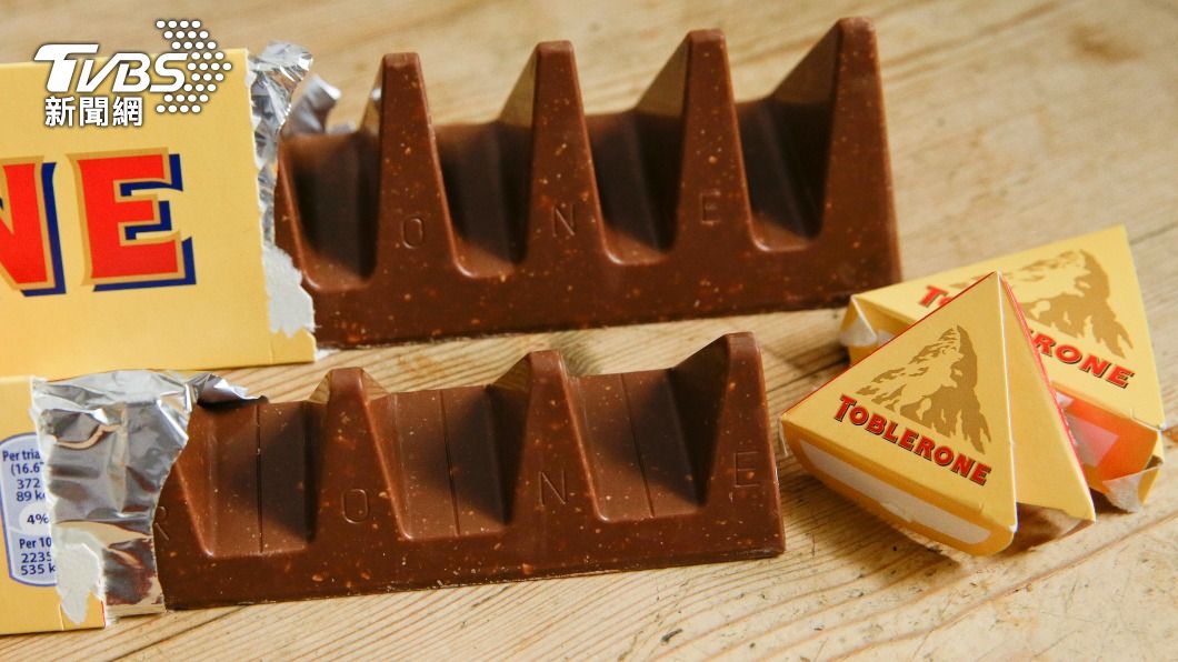 Toblerone巧克力過去幾乎都是在瑞士境內生產。（圖／達志影像美聯社）