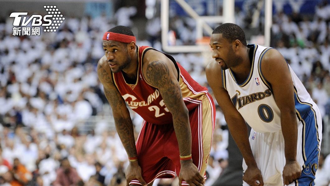 巔峰的Arenas兩度敗在Lebron James底下。（圖／達志影像美聯社）