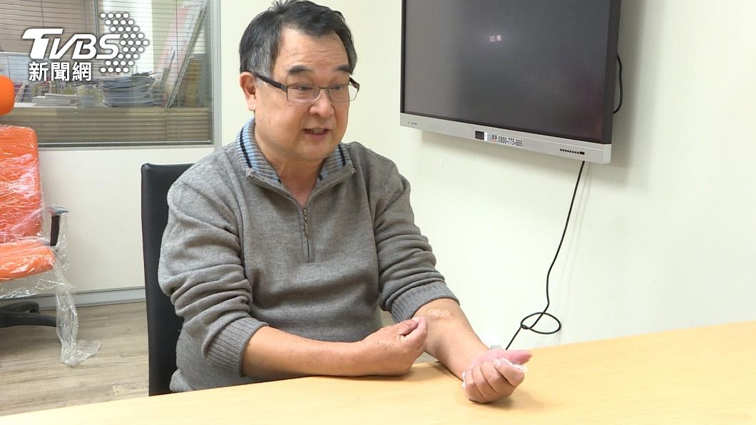 林信益洗腎7年等到換腎機會(圖/TVBS)
