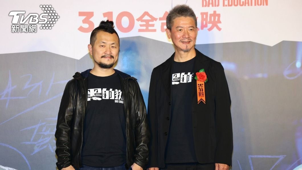 監製柯耀宗與九把刀。(圖/黃城碩攝)