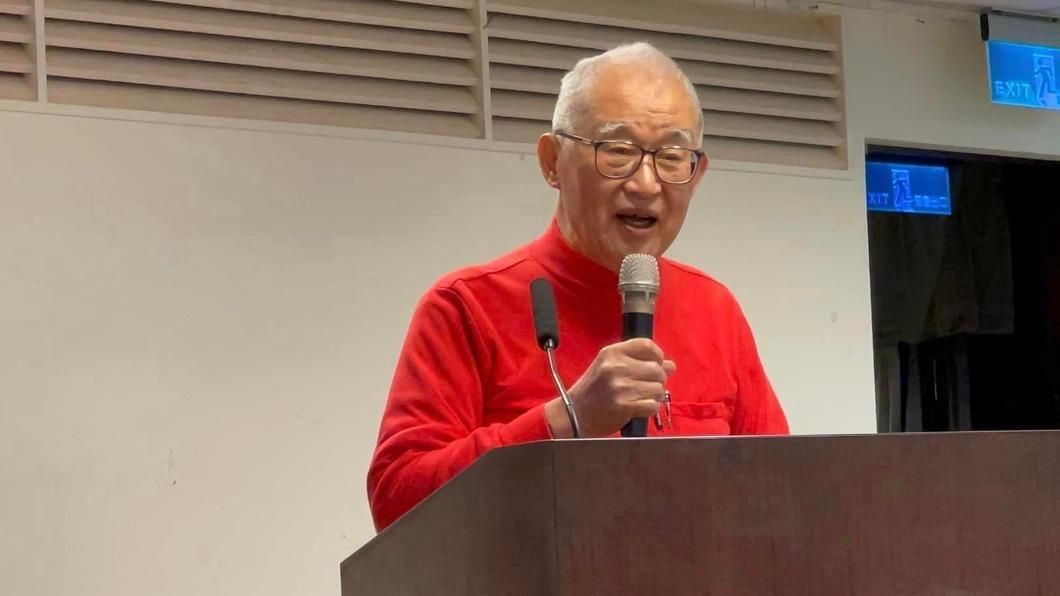 85歲監察院前院長王建煊以無黨籍身分參選2024總統。(圖/翻攝自王建煊臉書)