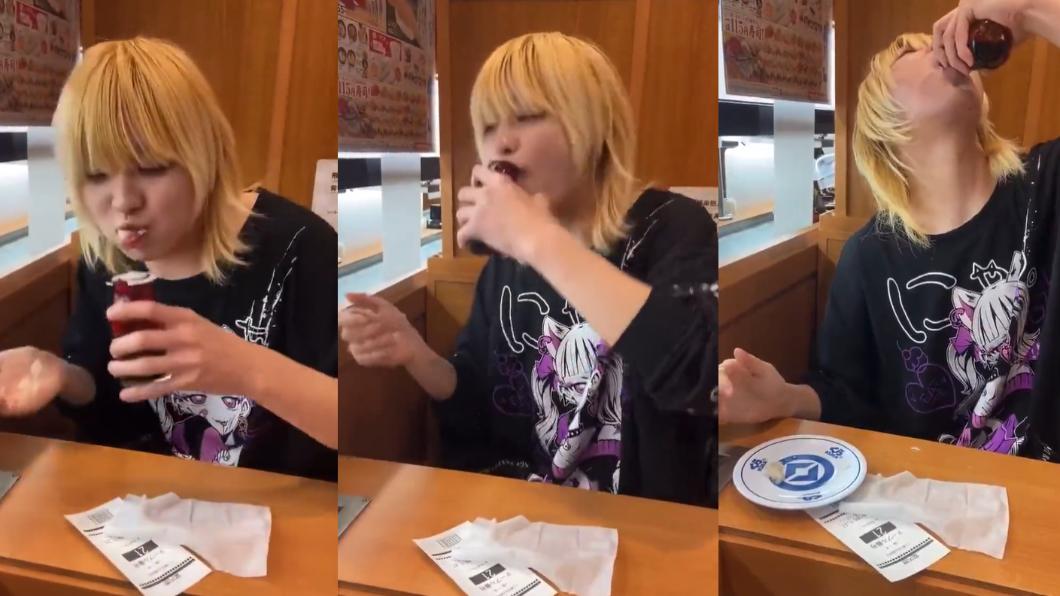 惡作劇舔藏壽司醬油罐遭逮! 日男嘻笑道歉:在深深反省