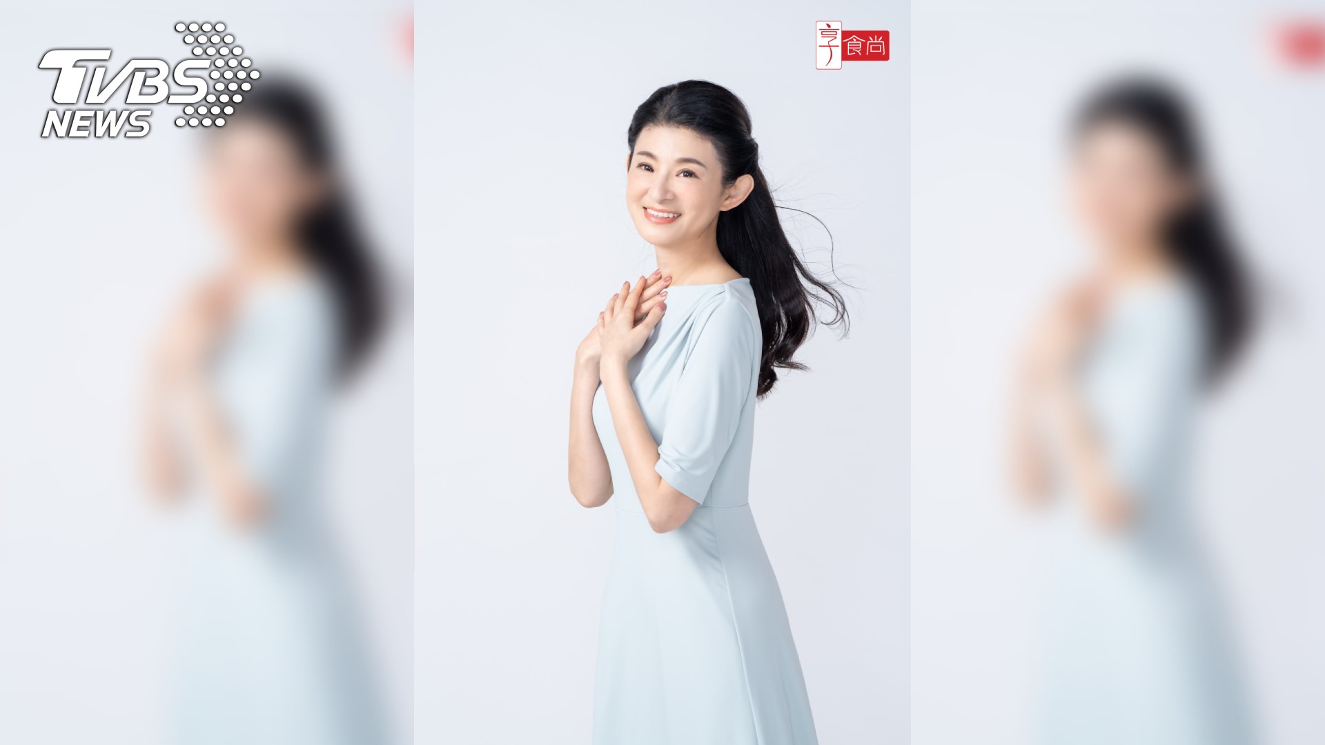 睽違兩年再度接下《享食尚益生菌》代言廣告,蘇宗怡曝拍攝現場要催眠自己是「迎著風的女子」。(圖/TVBS提供)