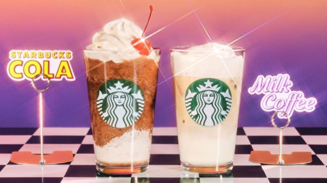 「可樂星冰樂」以復古美式為靈感新品。(圖/starbucksjp提供)