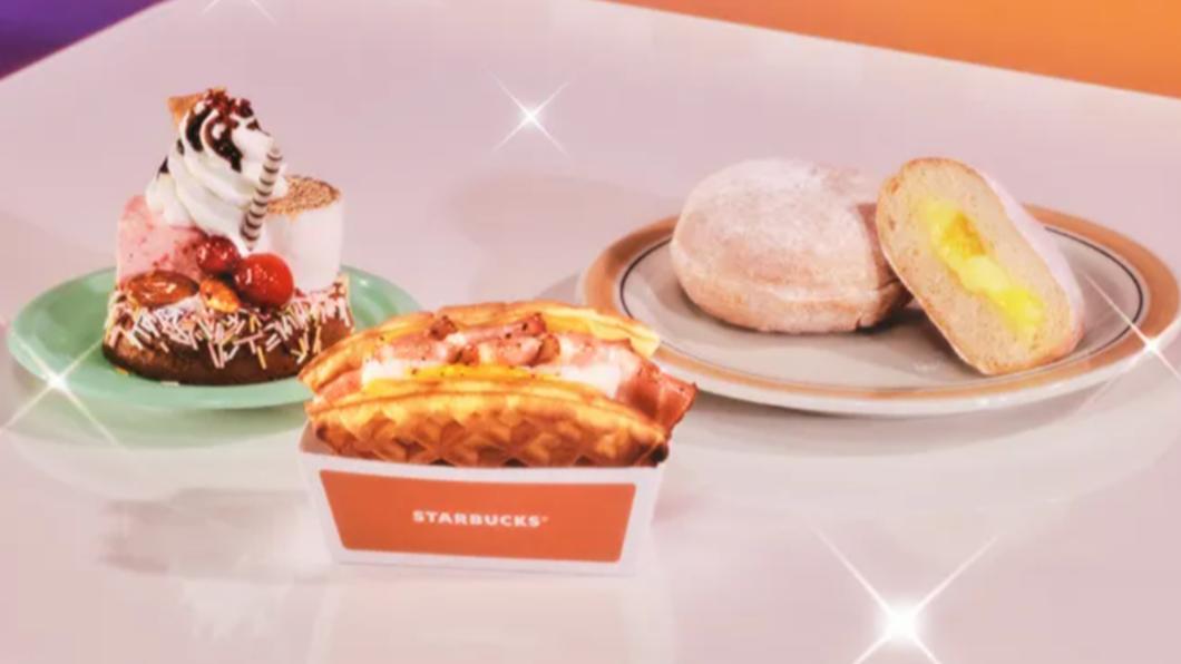 還有香甜牛奶咖啡、全新餐點同步登場。(圖/starbucksjp提供)