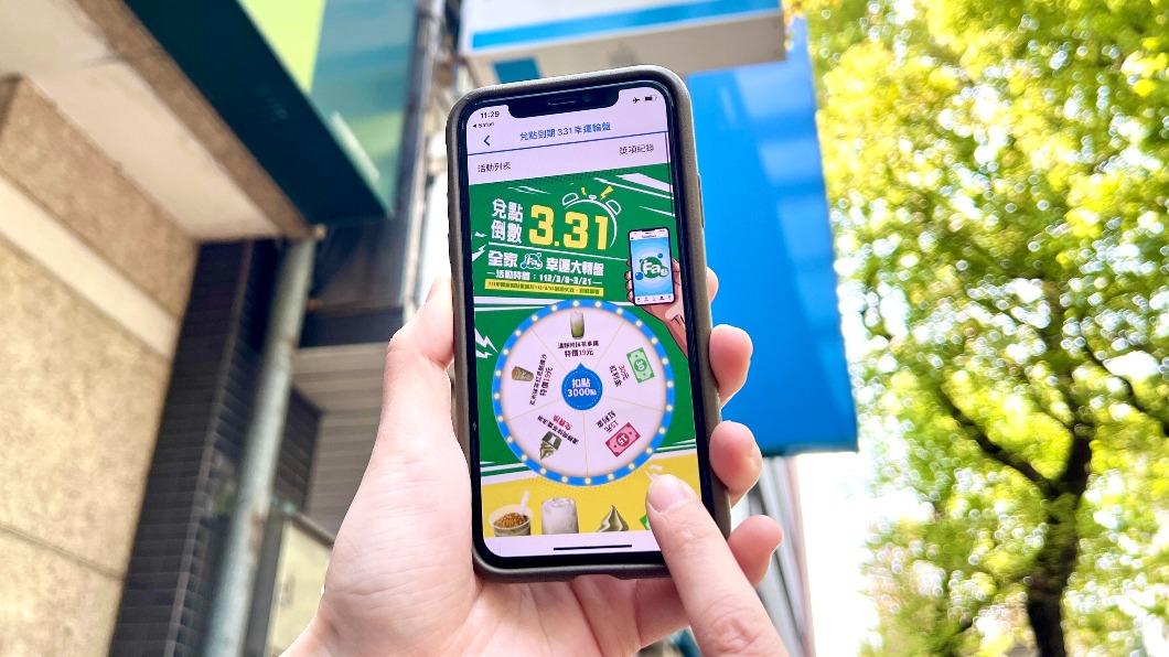 超商推出點數抽獎活動。(圖/業者提供)