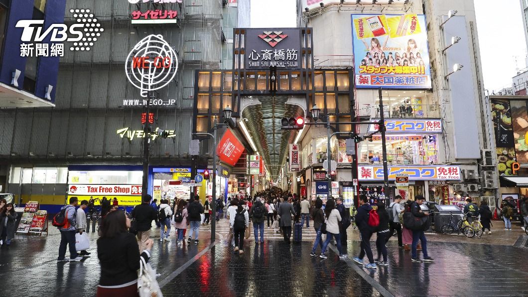 大阪府知名景點「心齋橋」。(示意圖/shutterstock達志影像)
