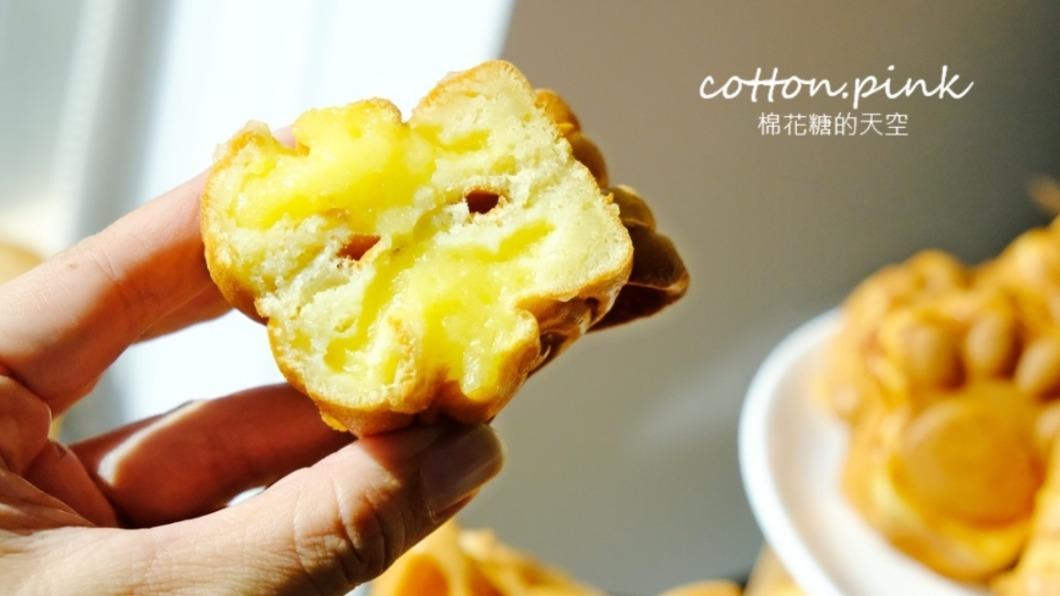老奶奶檸檬口味使用老闆娘特製的檸檬奶油當作內餡。(圖/棉花糖的天空提供)
