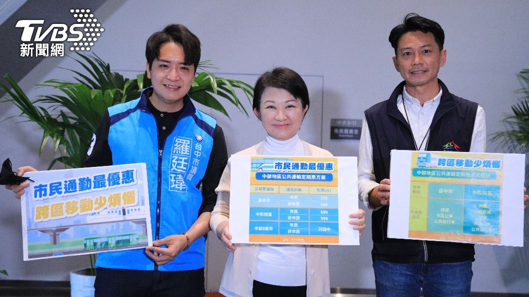 市民樂了!挑戰全台最低 台中大眾運輸月票只要299