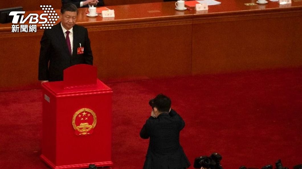 習近平3連任國家主席。(圖/達志影像美聯社)