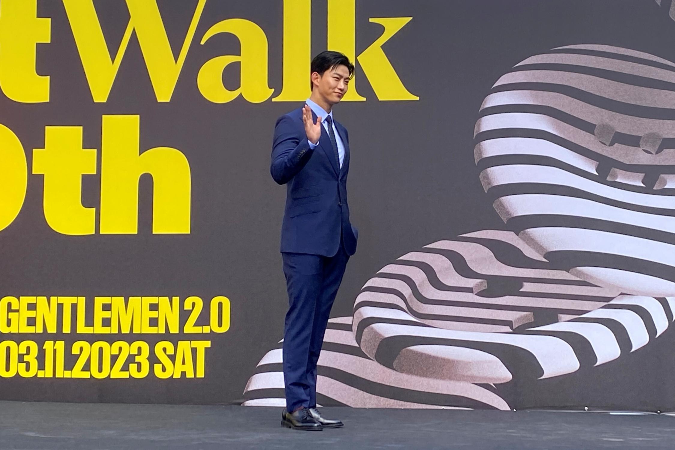 2PM成員玉澤演近來轉戰戲劇圈,11日應邀出席時尚活動。(圖/林坤緯攝)