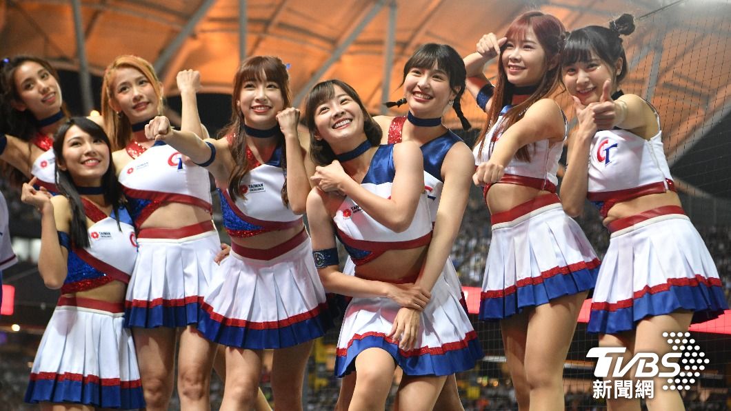 啦啦隊「經典女孩」。(圖/胡瑞麒攝)