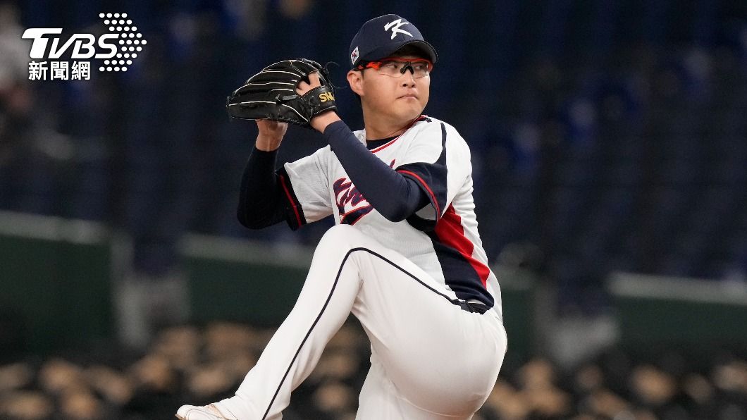 南韓隊先發投手朴世雄表現亮眼。(圖/達志影像美聯社)