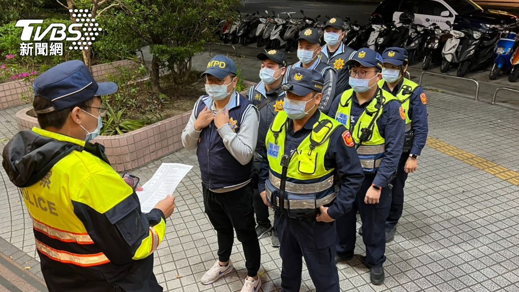 新北市出動上千名警力。（圖／TVBS）