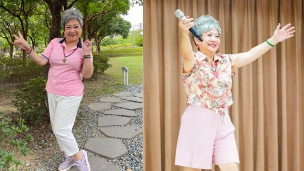 吳敏雖已74歲,卻依舊活力十足。(圖/翻攝自鳥來嬤臉書)