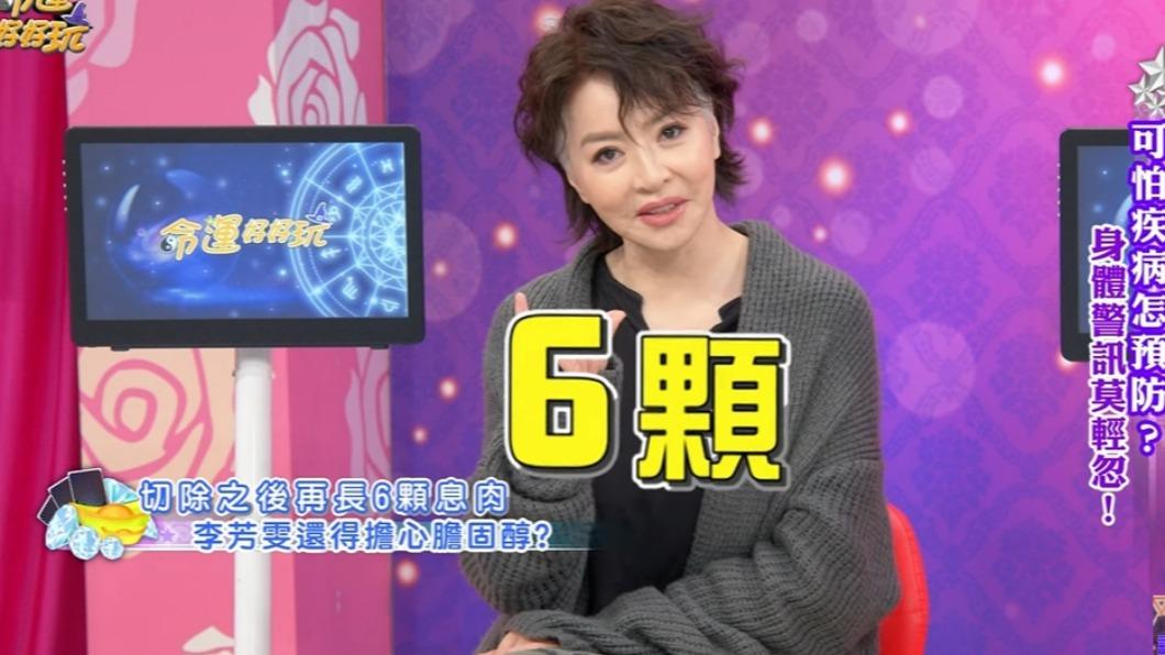 李芳雯又檢查出有息肉。(圖/翻攝自命運好好玩YouTube)