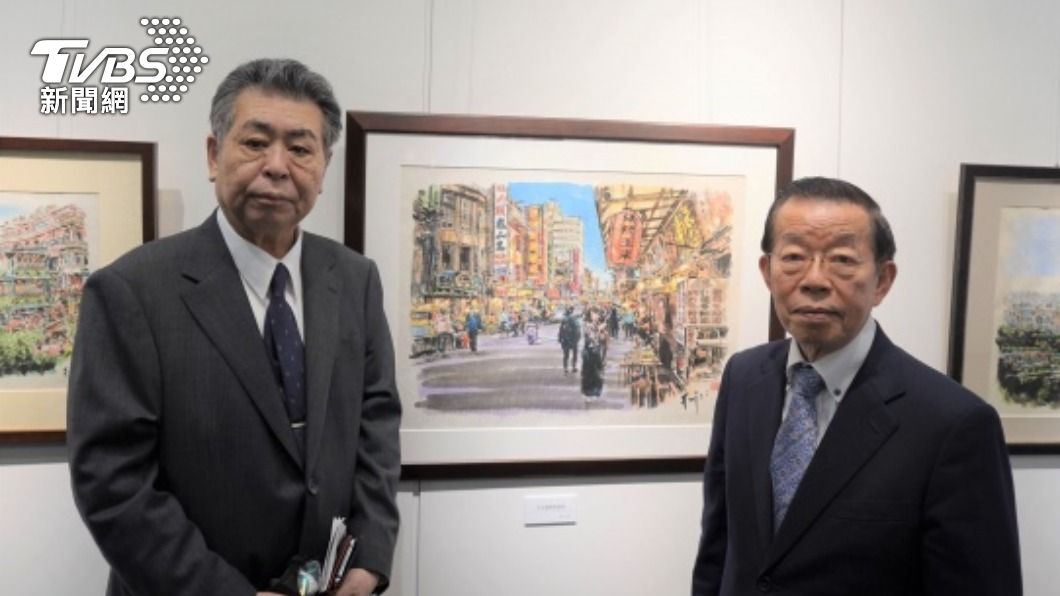 藤井克之畫展「描繪台灣」　想念癌逝愛女綿延台日情