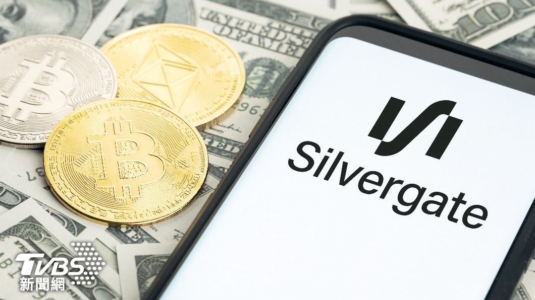 專門經營加密貨幣圈的Silvergate倒閉。(示意圖/Shutterstock達志影像)