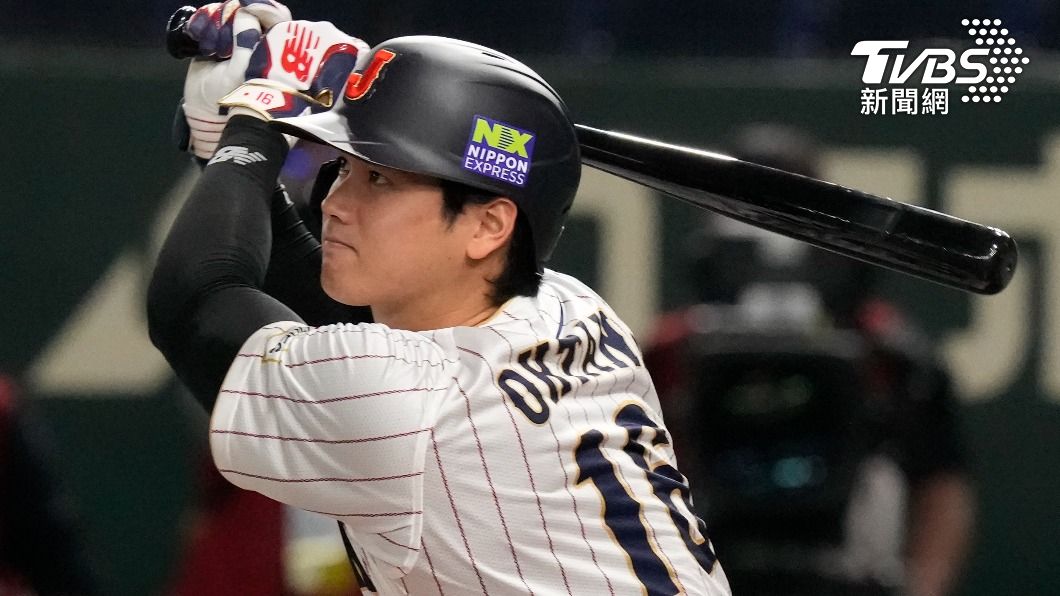 大谷翔平打擊實力強勁。(圖/達志影像美聯社)