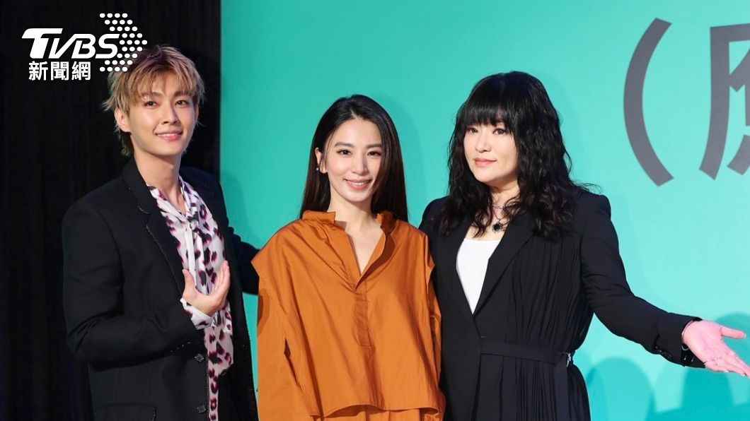 炎亞綸（左起）、田馥甄和唐綺陽一起擔任品牌代言人。（圖／黃城碩攝）