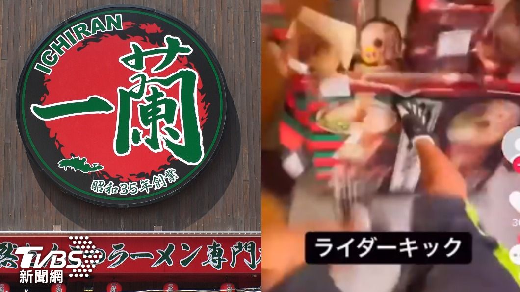 一蘭也遭殃!日本怪客踹飛商品陳列架 店家回應了