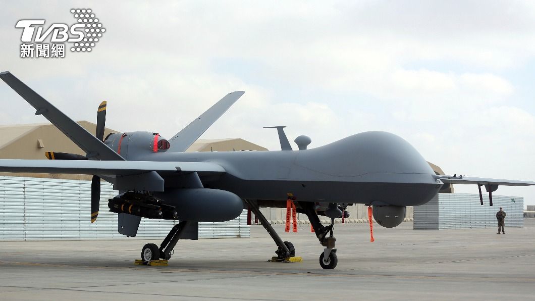 美軍MQ-9「死神」無人機。(圖/達志影像美聯社)