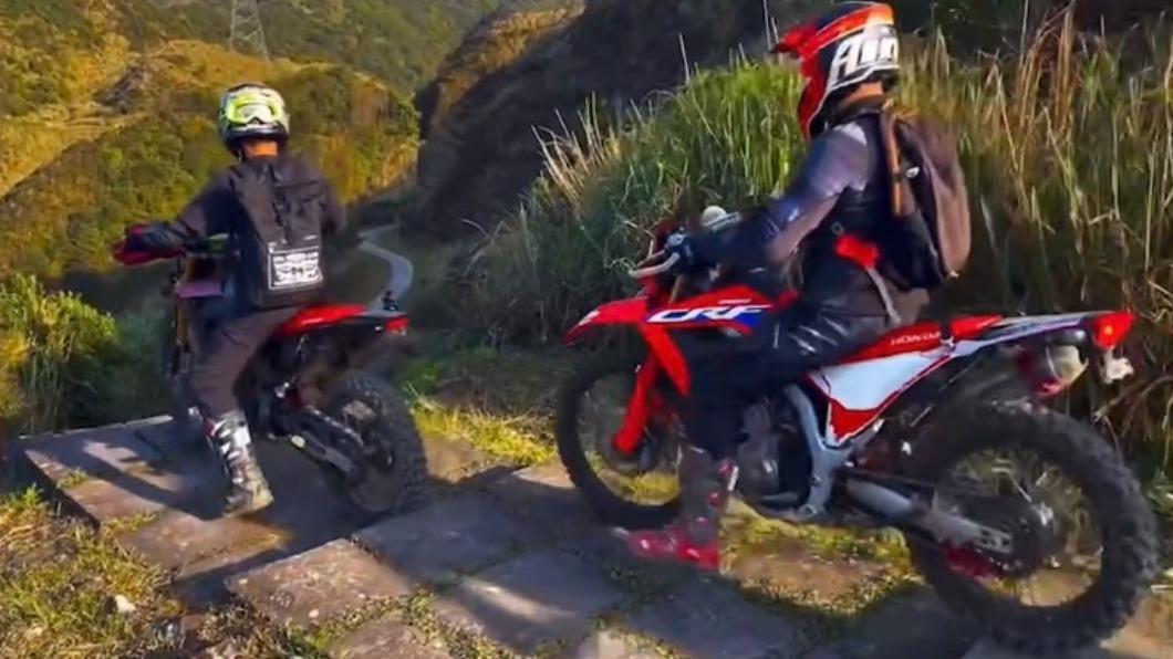 誇張!無掛牌越野機車闖登山步道　登山客氣炸