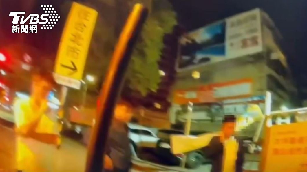 雙方第二次於停車場巧遇，爆發衝突。（圖／TVBS）