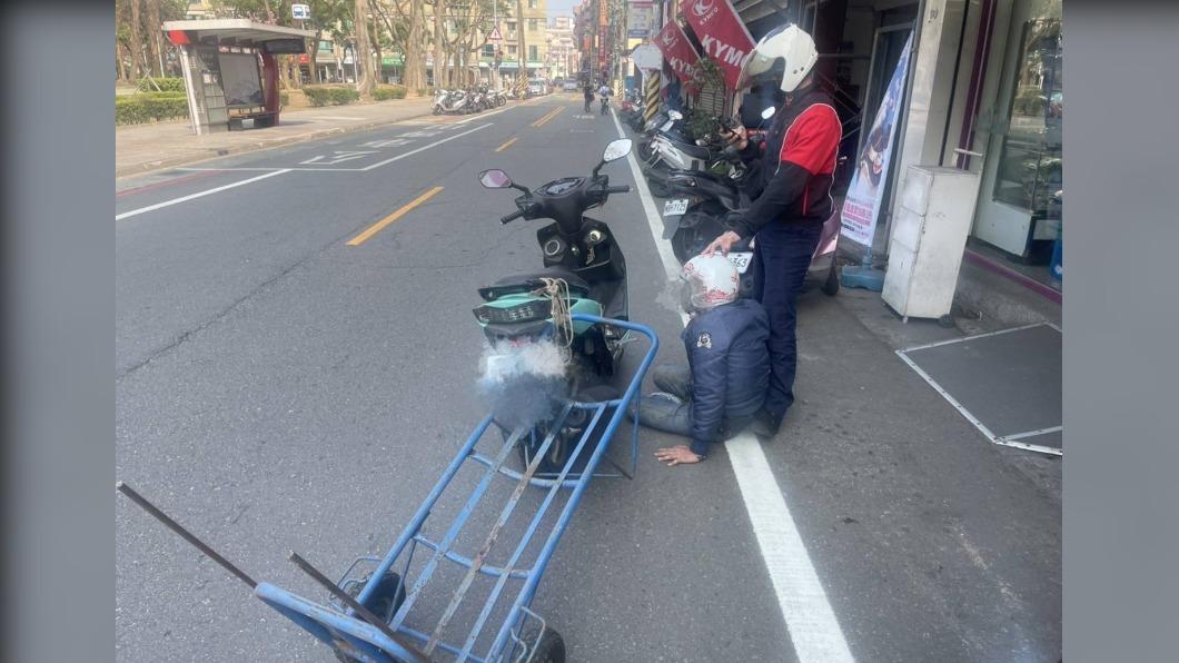 男子偷機車遭逮(圖/警方提供)