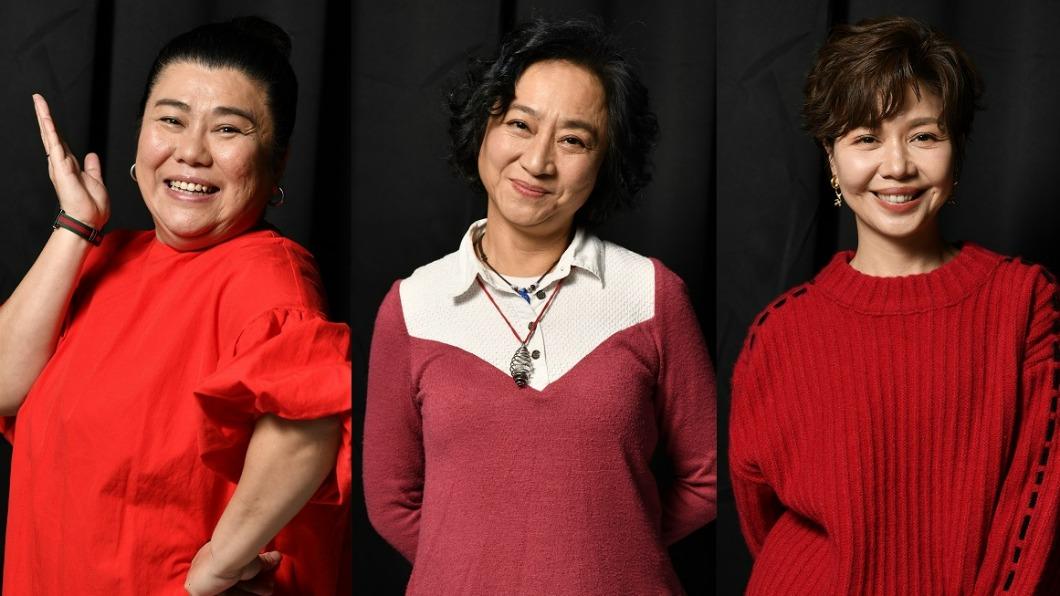 林美秀（左起）、楊麗音、于子育都是專業級的媽媽演員。（圖／鏡電視提供）