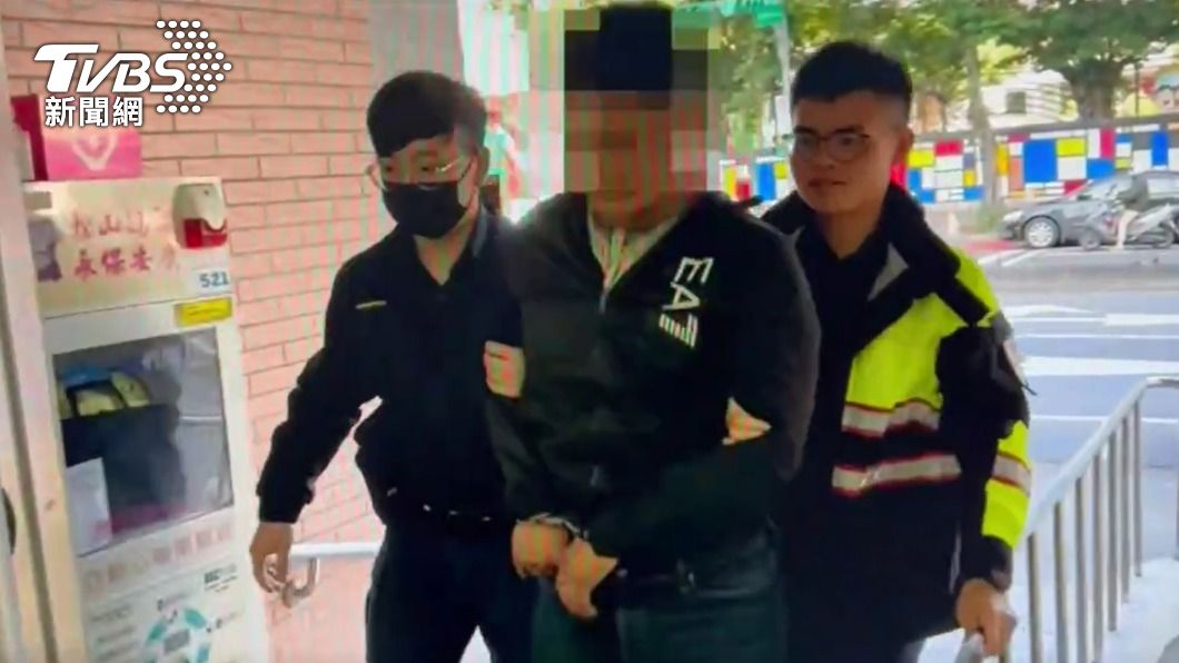 林男被警方移送法辦。(圖/TVBS)