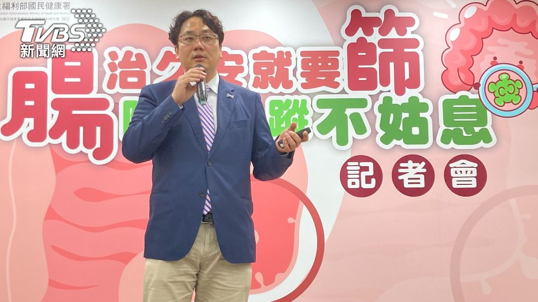 中華民國大腸直腸外科醫學會秘書長賴正大。(圖/國健署提供)