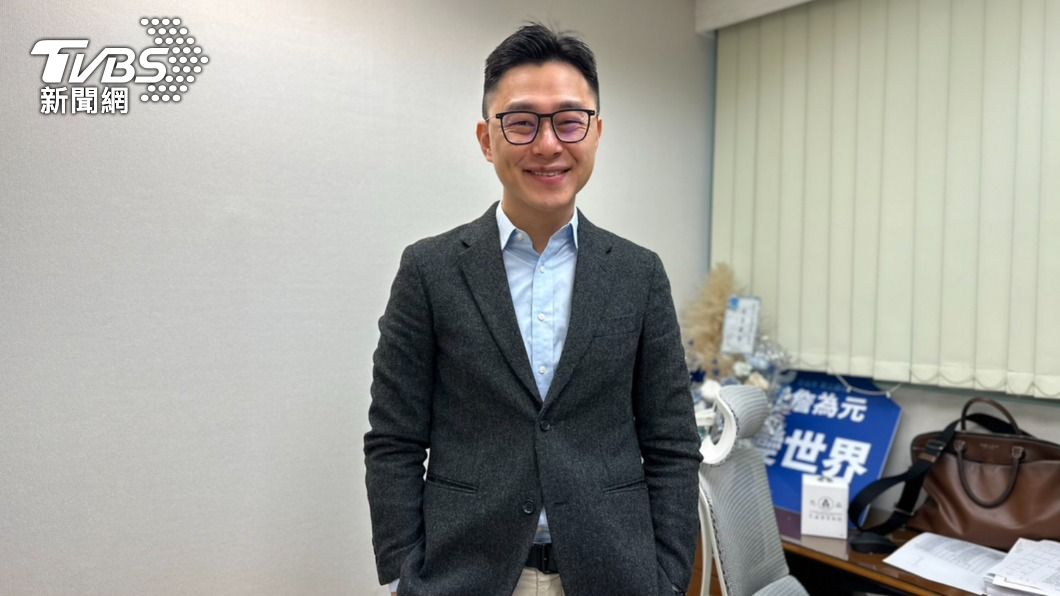 國民黨議員詹為元。(圖/林至柔攝)