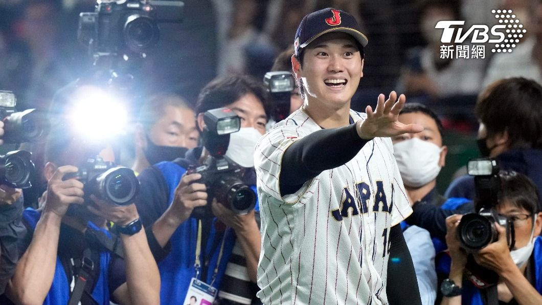 大谷翔平的生動表情時常逗樂粉絲。(圖/達志影像美聯社)