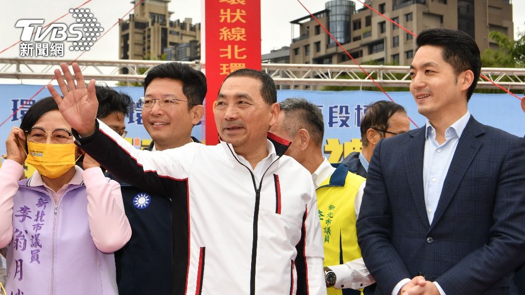 新北市長侯友宜、台北市長蔣萬安。(圖/記者胡瑞麒攝)