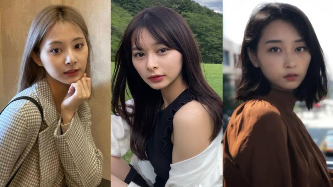 左起為周子瑜、miu、文雨非。(圖/翻攝自周子瑜、miu、文雨非 IG)