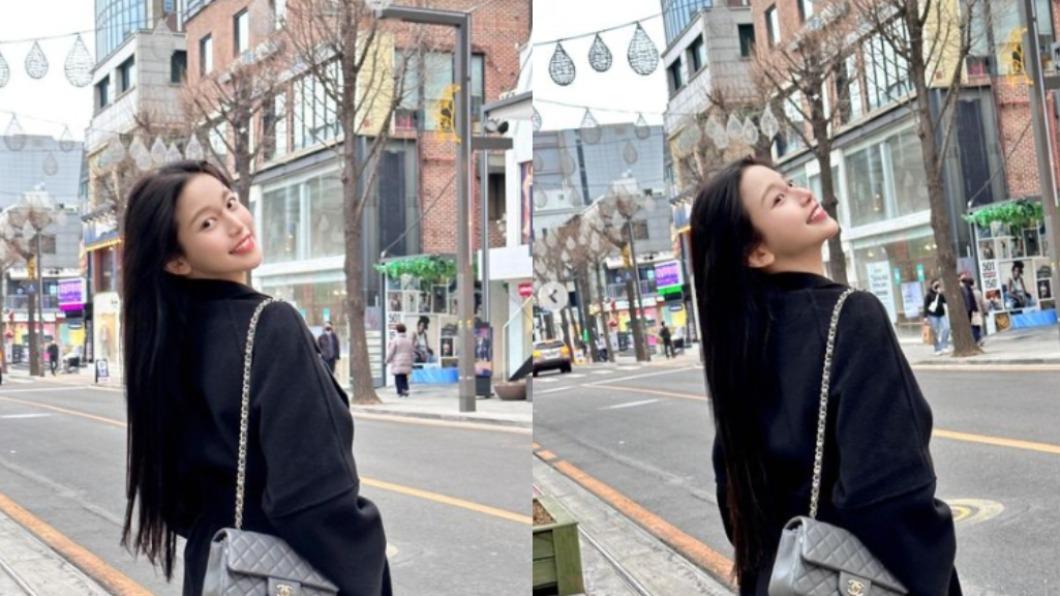 蔡瑞雪飛往南韓參加時裝週，PO出一系列美照。（圖／翻攝自@snowbabyq IG）