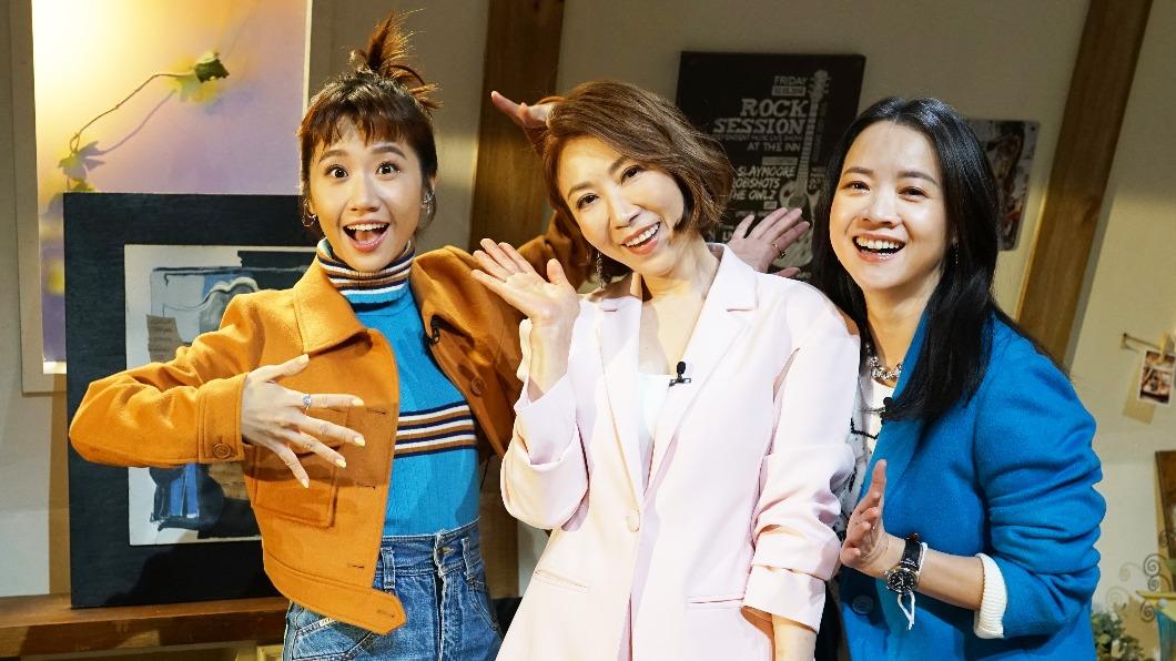 Lulu（左起）、李翊君、曾寶儀日前錄影。（圖／公視提供）