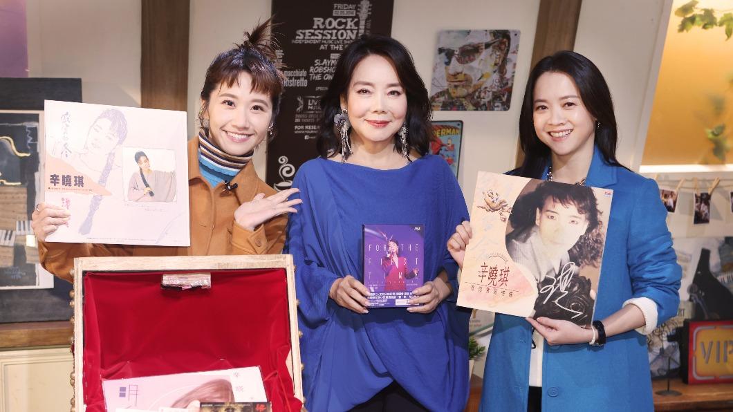 Lulu（左起）、辛曉琪、曾寶儀日前錄影。（圖／公視提供）