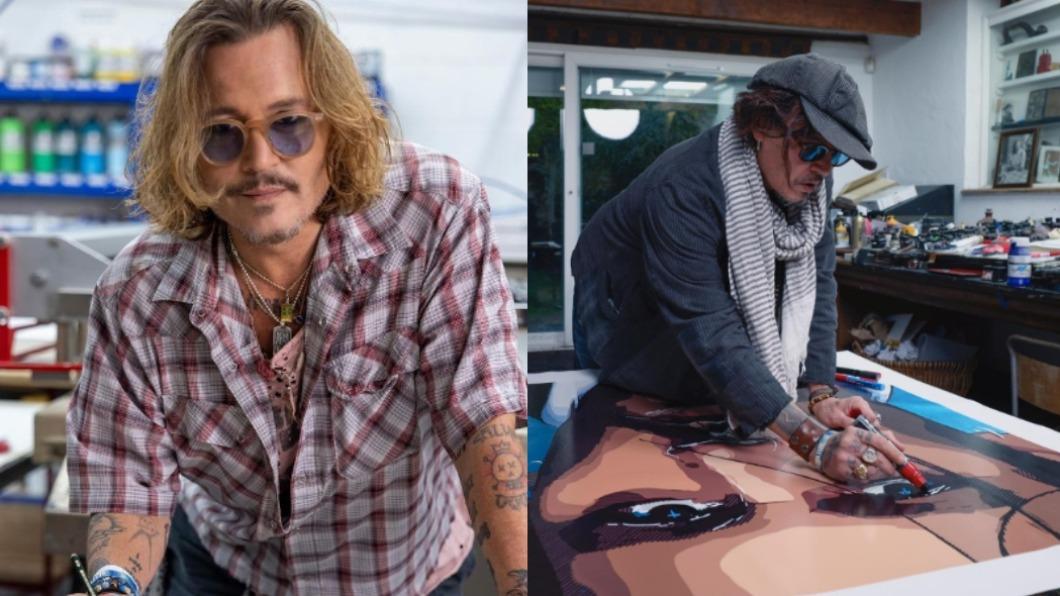 強尼戴普被稱做藝術鬼才。（圖／翻攝自@johnnydepp IG）