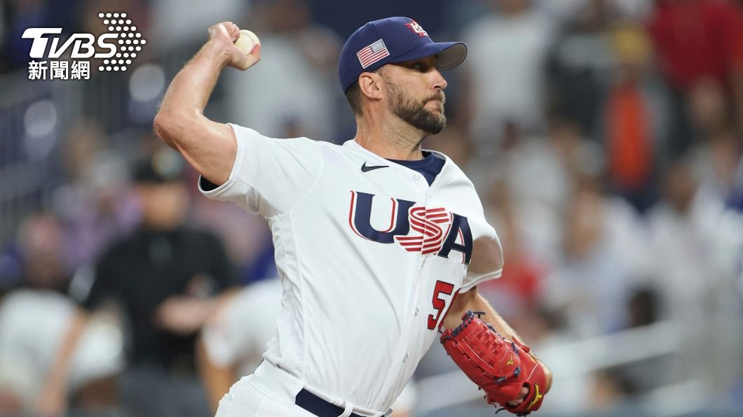 美國派出41歲老將溫賴特（Adam Wainwright）先發投球。（圖／達志影像美聯社）