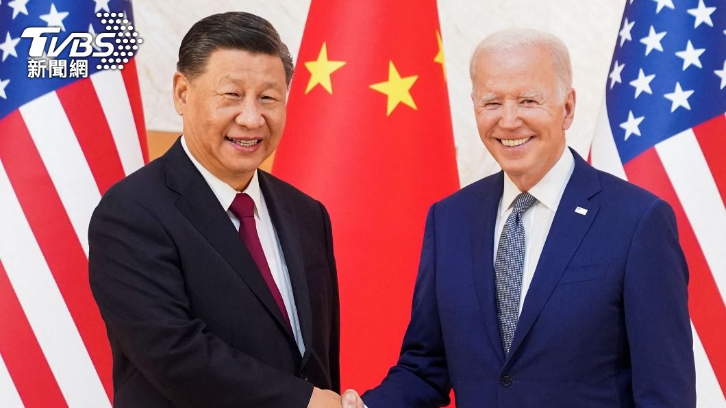 大陸國家主席習近平與美國總統拜登。（圖／達志影像路透社）