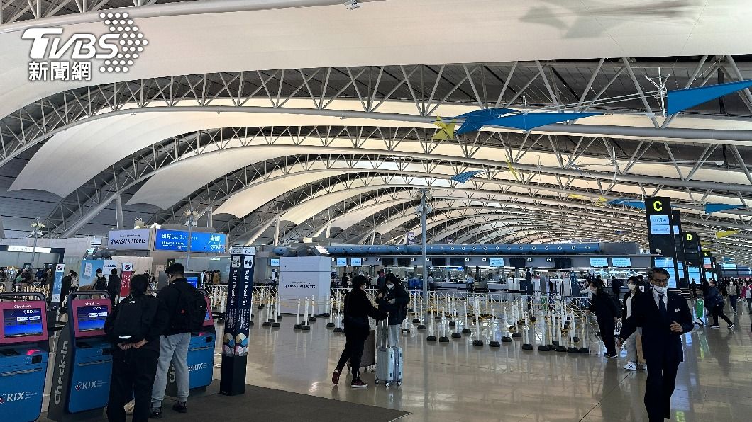 2023年6月1日起預計恢復台北-大阪的航班服務，圖為大阪關西機場 。（圖／葉韋辰攝）