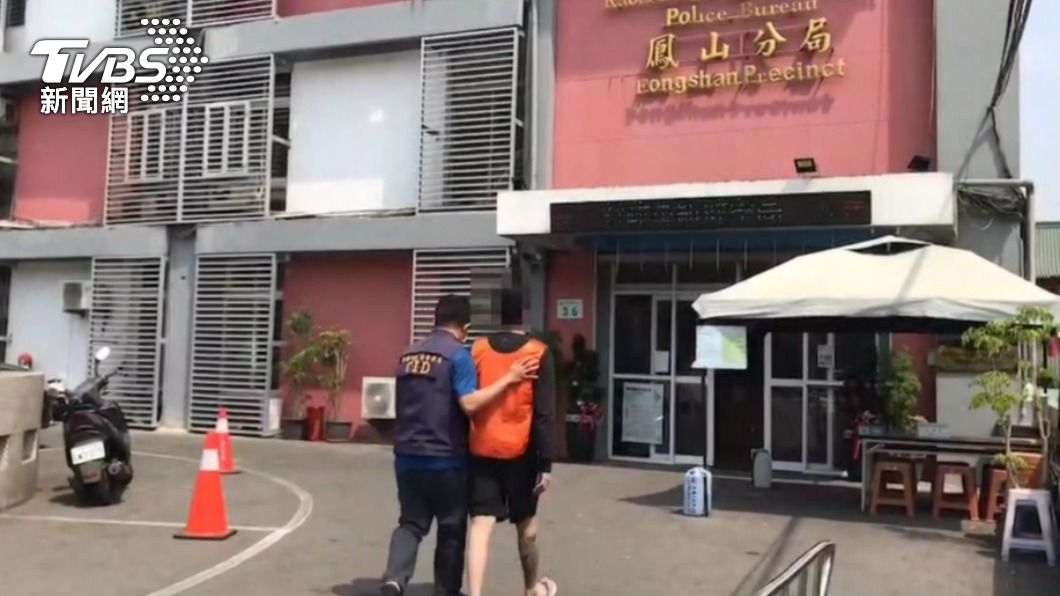 警方將陳嫌逮捕歸案。(圖/TVBS)